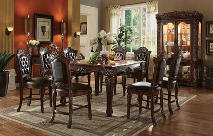 Floor Trader Jackson 62025-34 7 pc Astoria grand welles vendome ii cherry finish wood counter height dining table set