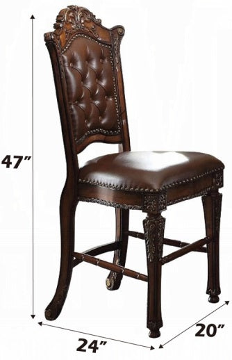 Floor Trader Jackson 62025-34 7 pc Astoria grand welles vendome ii cherry finish wood counter height dining table set