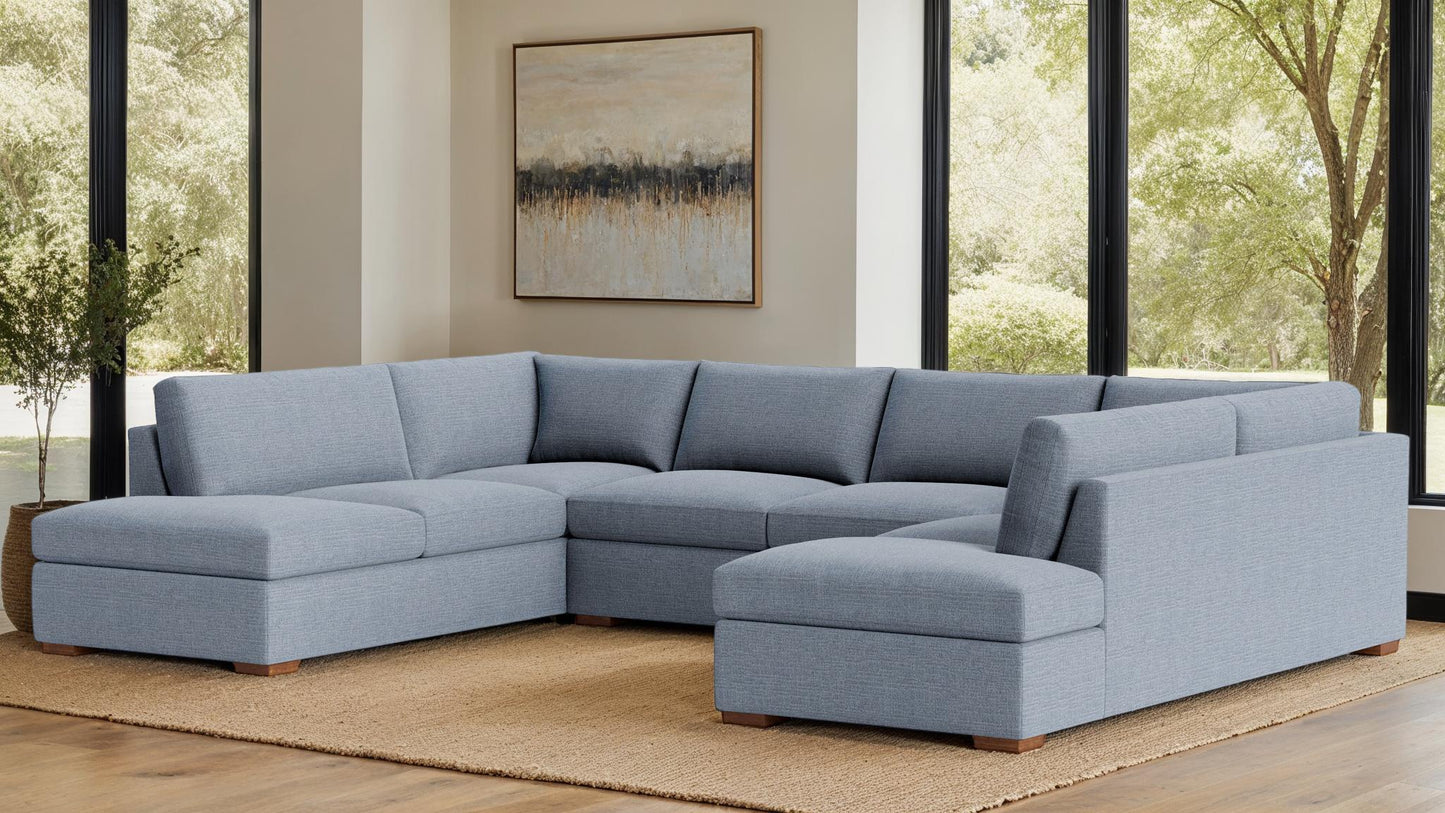 Lucca U-Shaped Bumper Sectional
