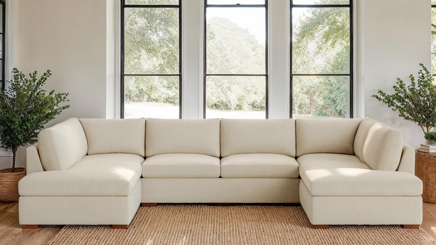 Lucca U-Shaped Bumper Sectional