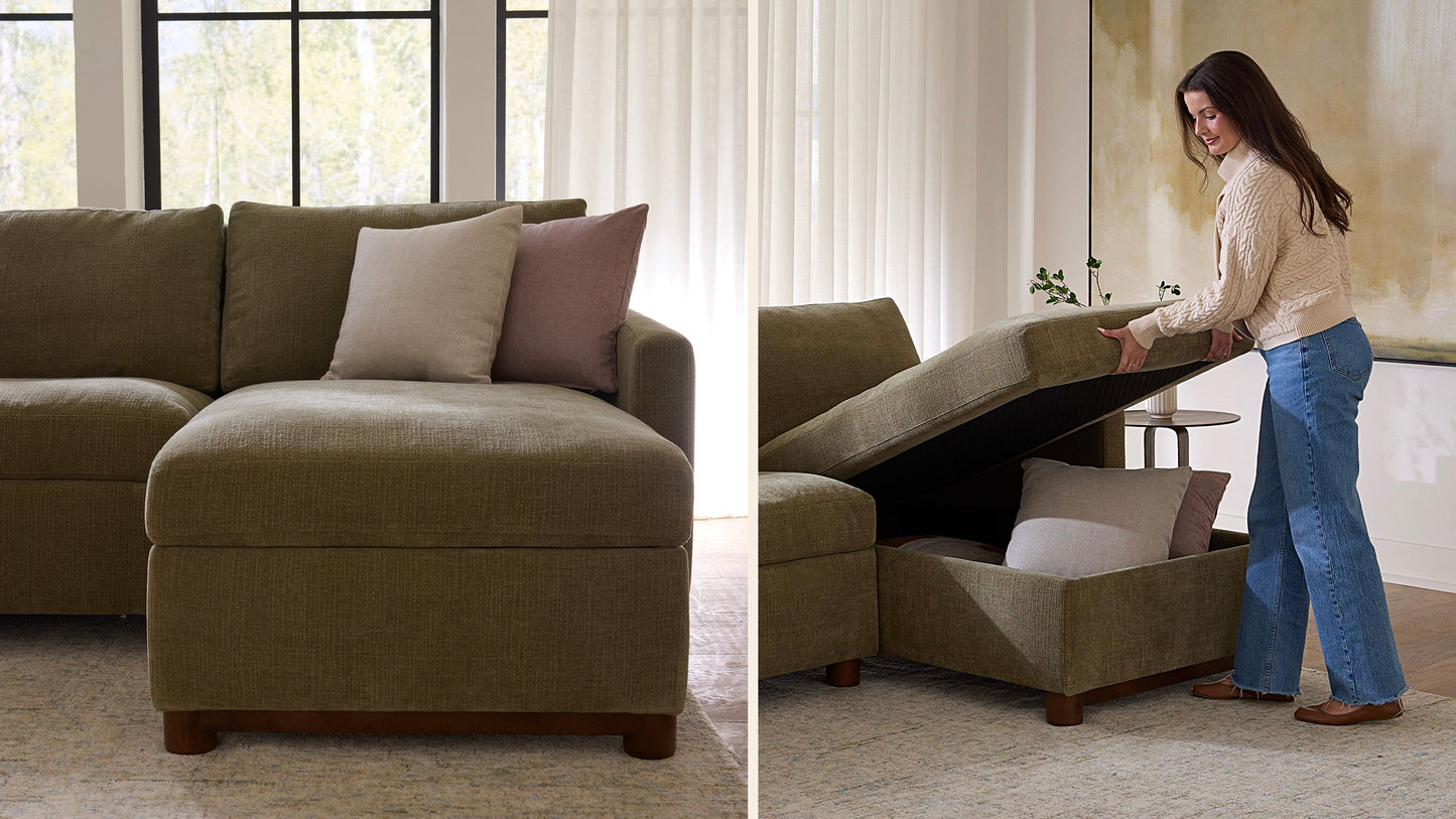 Reve Sleeper Sofa With Chaise