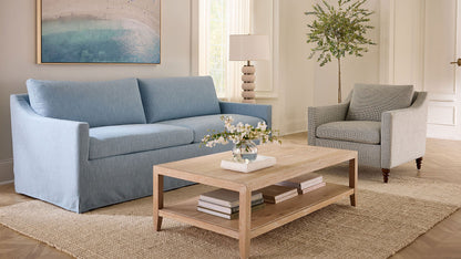 Vera Skirted Loveseat