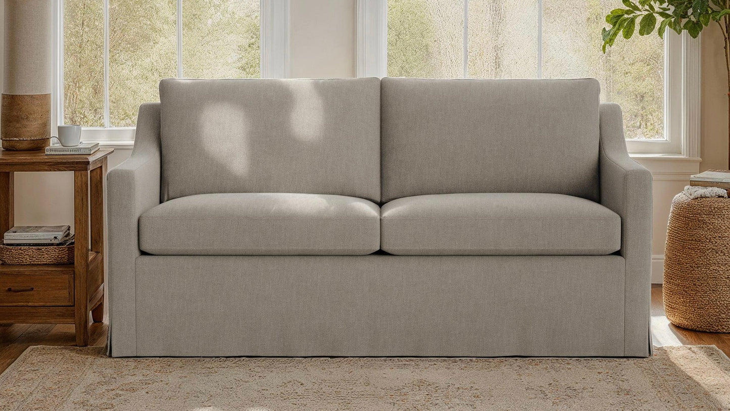 Vera Skirted Loveseat