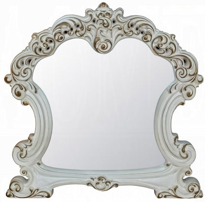 Floor Trader Jackson BD01507-08-1341 3 pc Vendome antique pearl finish wood bedroom make up vanity set